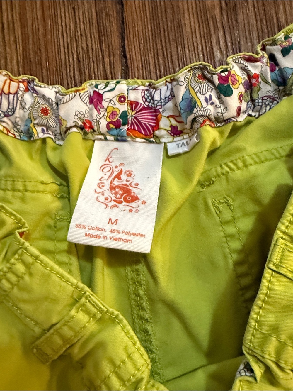koi Neon Lime Pull-On Jogger Pants - Picture 3 of 8